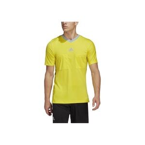 Adidas Referee Jersey soccer sports HF5975 Bright Yellow Mens Large NEW With Tag